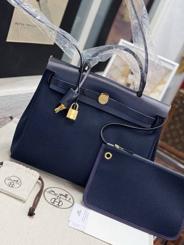 Hermes herbag indigo - hermes,