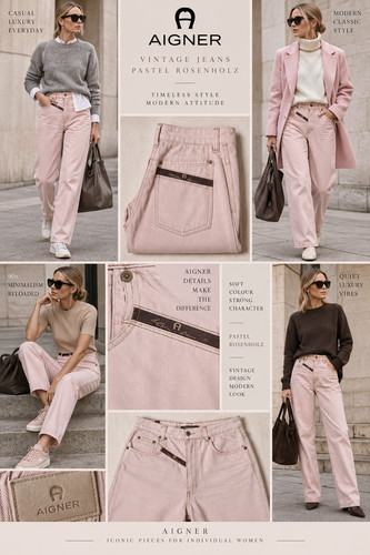 Etienne aigner jeans rosa - aigner,