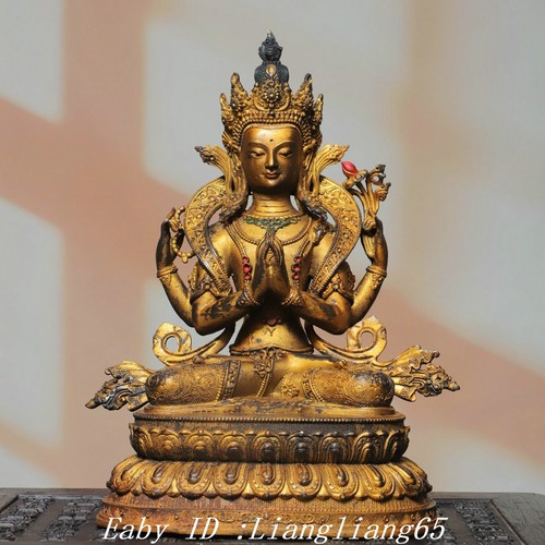 Tibet bronze vergoldet 4 - bronze,