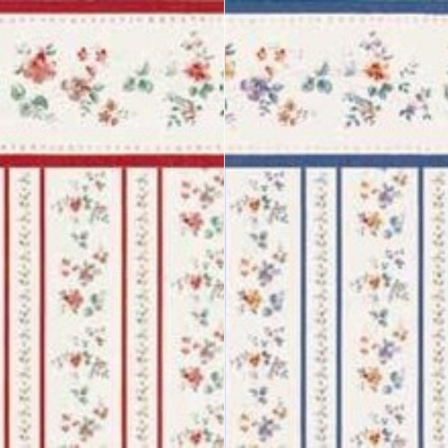 Puppenhaus tapete bouquet - tapete,