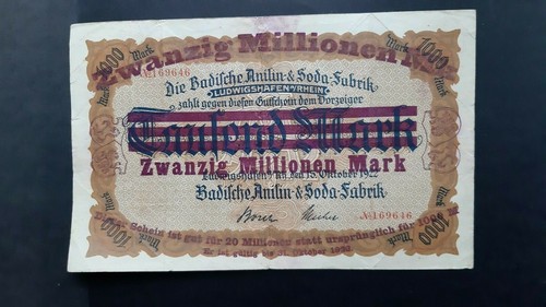 K3329a notgeldschein badische - notgeldschein,