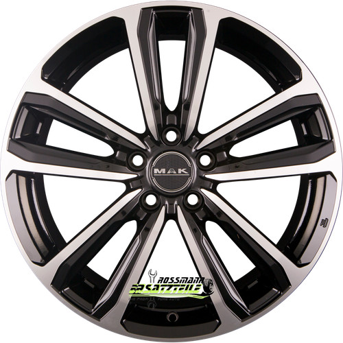 Mak magma black mirror 8x18 - mirror,