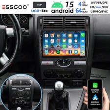 DAB+ Android 15 Autoradio GPS 4+64GB NAVI WIFI SWC Für Ford Mondeo III 2004-2007