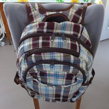 Dakine Rucksack Schultasche Backpack Garden 20 L braun kariert mit Laptopfach