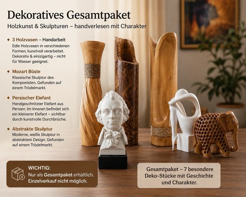 Vintage deko paket holz - paket,