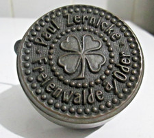 antike schwere Fahrradklingel"Paul Zernicke Freienwalde a.Oder"selten,funktionie