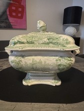 Antike wunderschöne Terrine / Deckel Schüssel um 1880