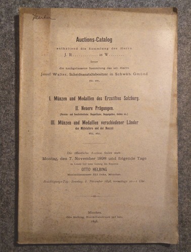 Auctions catalog münzen - auctions,