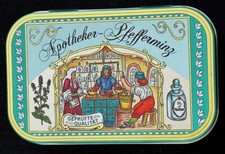 Apotheker- Pastillen- Pfefferminz-Dose klein- Vintage- Neu, sehr schön.