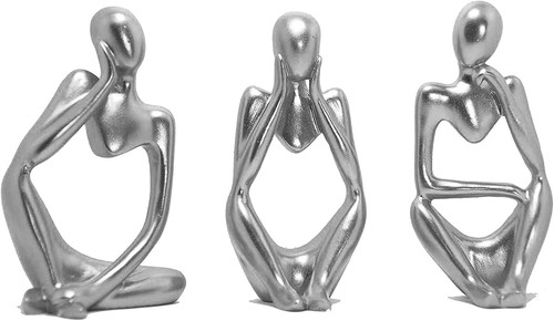 3pcs denker skulptur deko - 3pcs,