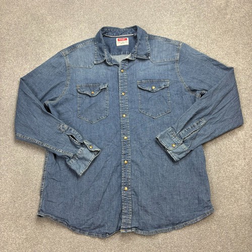 Wrangler jeanshemd erwachsene - wrangler,