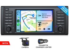 Für BMW 5er E39 Android Auto 14 Autoradio GPS Navigationssystem CarPlay DSP Wlan