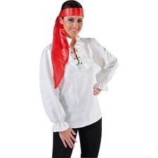 Damen-Kostüm Piraten-Bluse