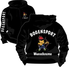 Bogensport Jacke Kapuzenjacke Hooded Bogenschießen Pfeile Motiv T-Shirt im Shop