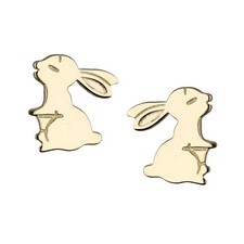 Ohrringe Hase Ostern gold 925