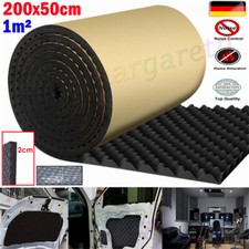 2m Dämmschaummatte Auto KFZ Selbstklebend Schallschutzmatte Isolierung Feuerfest