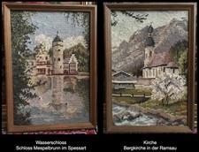 Gobelin Stickbild Stickkunst