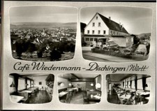 Dischingen Cafe Wiedenmann ungelaufen ca. 1965
