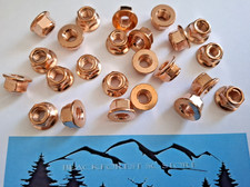20 St. M8 x 1,25 MUTTER ABGASKRÜMMER Kupfermutter FÜR AUDI VW BMW A1201420072