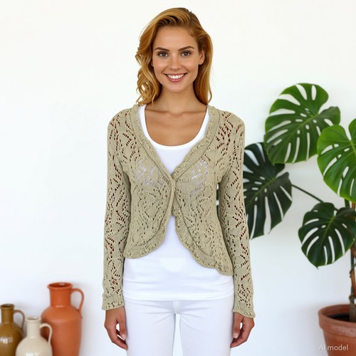 Boho romantik strickjacke - boho,