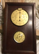 Thermometer mit Hygrometer auf