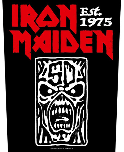 Iron maiden rückenaufnäher - maiden,