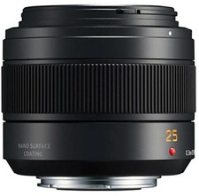Panasonic H-XA025 Leica DG Summilux Objektiv 25mm (50mm KB), Staubschutz,...