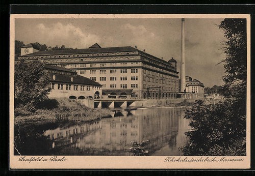 Ansichtskarte saalfeld - ansichtskarte,