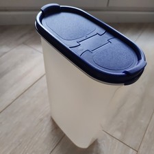 Tupperware Eidgenosse, 2,9 l, hoch, 1615+3494, blau, 2 Schüttöffnungen, Nr. 5