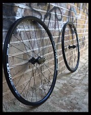 HANDGEBAUTE Bitex BX106 CL Scheibennaben schwarz / DT SWISS G540 Felgen / Sapim Race