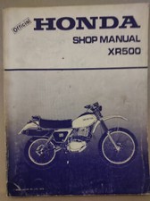 Honda XR500 Shop