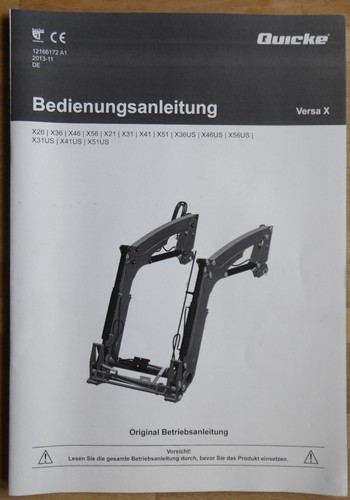 Quicke frontlader versa - frontlader,