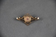 Schmuck Brosche Nadel Spange Double Gold 20er Jahre