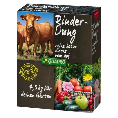 Rinderdung 5kg gekörnt - 3x, 4,5kg