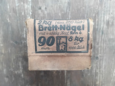 geschmiedete Schloss- Brett- Nägel, Schmiedenägel, Mittelalter, vierkant 90 mm