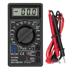 Digitalmultimeter Digital Voltmeter Amperemeter Handmultimeter Schwarz.