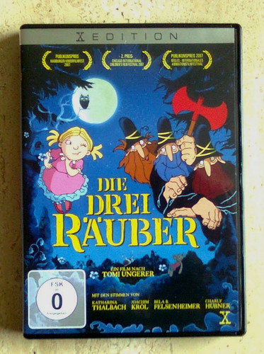 Die drei räuber - drei, dvd