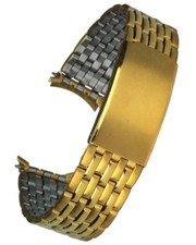 Edelstahl uhrenarmband gold - ip,