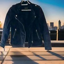 Top: Wild Leder Jacke Mango