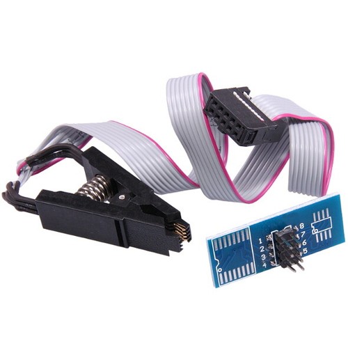 Soic8 sop8 flash chip test - ic,
