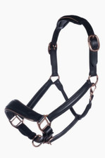 Lederhalfter Rosegold HKM