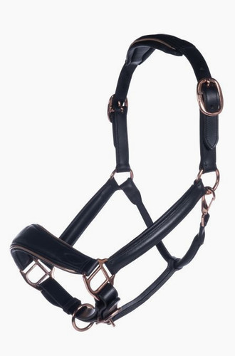 Lederhalfter rosegold hkm - rosegold,