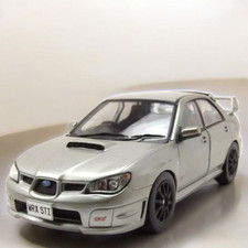 Subaru Impreza WRX STi RHD 2006 dunkelgrau metallic Modellauto 1:24 Whitebox