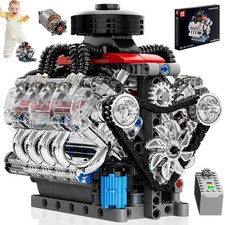 487pcs V8 Engine Model Kit –