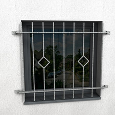 Fenstergitter Stahl FL40x8