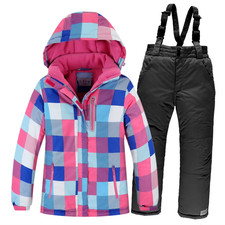 Kinder Schneeanzug Winter Skianzug Wasserdicht Jacke & Hose 3–16 Jahre Jungen Mä