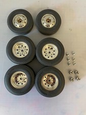 Tamiya Truck Lkw 1:14 Radsatz Dreiachser mit Lagern, Muttern und Mitnehmern