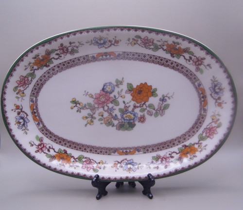 Porzellan vorlegeplatte oval - ,