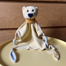 TCM Tchibo Schnuffeltuch Schmusetuch Theo Tiger gelb blau