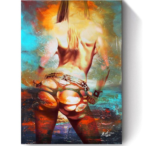 Leinwand bild erotik - leinwand,